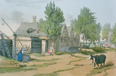 Un village russe, 1804